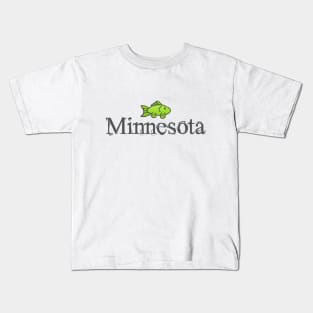 Minnesota Fishing Kids T-Shirt